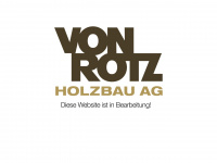 vonrotzholzbau.ch Webseite Vorschau
