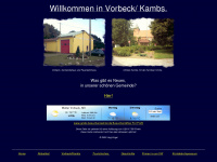 vorbeck-kambs.de Webseite Vorschau