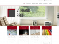 vorhang-profi.ch Webseite Vorschau