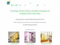 vorhang-service.ch Webseite Vorschau