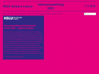 vorkursluzern.ch Webseite Vorschau