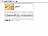 vornamen24.de Webseite Vorschau