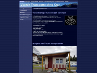 vorzelt-transporte.de Webseite Vorschau