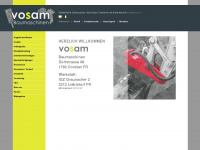 vosam.ch Webseite Vorschau