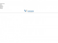voser.ch Webseite Vorschau