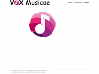 vox-musicae.de Webseite Vorschau