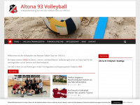 altona93-volleyball.de Webseite Vorschau
