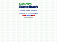elektro-buerkelbach.de Webseite Vorschau