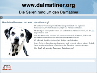 dalmatiner.org Webseite Vorschau
