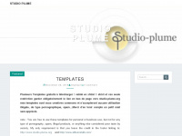 studio-plume.org Webseite Vorschau