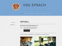 vsg-epsach.ch Webseite Vorschau