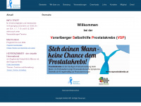 vsprostatakrebs.at Webseite Vorschau