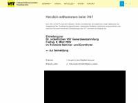 vst.ch Webseite Vorschau