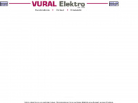 vural-elektro.de Webseite Vorschau