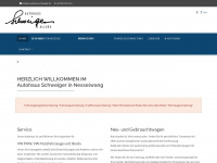 vw-autohaus-schweiger.de Webseite Vorschau