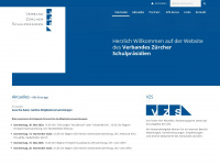 vzs.ch Webseite Vorschau