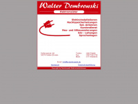 w-dombrowski.de Webseite Vorschau