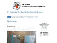 w-haenni.ch Webseite Vorschau