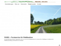 wabg.ch Webseite Vorschau