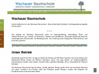 wachauer-baumschule.at Webseite Vorschau