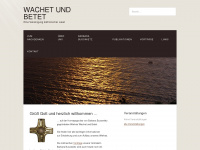 wachetundbetet.de Webseite Vorschau