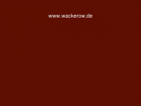wackerow.de Webseite Vorschau