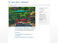 waeckerlin-praxis.ch Webseite Vorschau