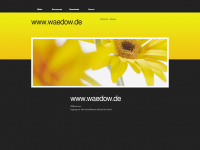 waedow.de Webseite Vorschau