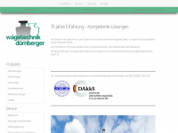 waegetechnik-duernberger.de Webseite Vorschau