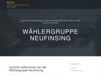 waehlergruppe-neufinsing.de Webseite Vorschau