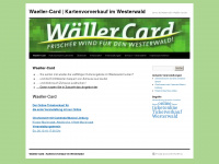 waeller-card.de Webseite Vorschau