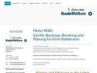 waelti-badewelten.ch Webseite Vorschau