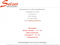 waescherei-selzer.de Webseite Vorschau