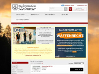 waffen-niedermeier.de Webseite Vorschau