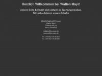 waffen-mayr.de Webseite Vorschau
