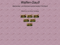 waffengauss.de Webseite Vorschau