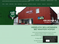 waffenhofer.at Webseite Vorschau