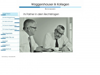waggershauser-und-kollegen.de Webseite Vorschau