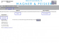 wagner-peisker.de Webseite Vorschau
