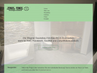 wagner-saunabau.ch Webseite Vorschau