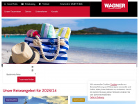 wagner-reisen.at Webseite Vorschau