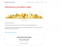 wahl-berlin.de Webseite Vorschau