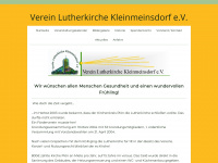kirche-kleinmeinsdorf.de Webseite Vorschau