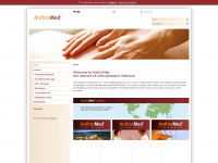 anthromed.net Webseite Vorschau