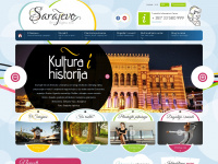 sarajevo-tourism.com Webseite Vorschau