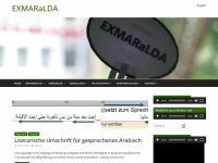 exmaralda.org Webseite Vorschau