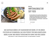 gasthaus-muench.de Webseite Vorschau
