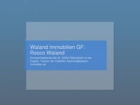 waland-immobilien.de Webseite Vorschau