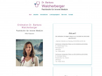 walcherberger.at Webseite Vorschau