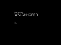 walchhofer.co.at Webseite Vorschau